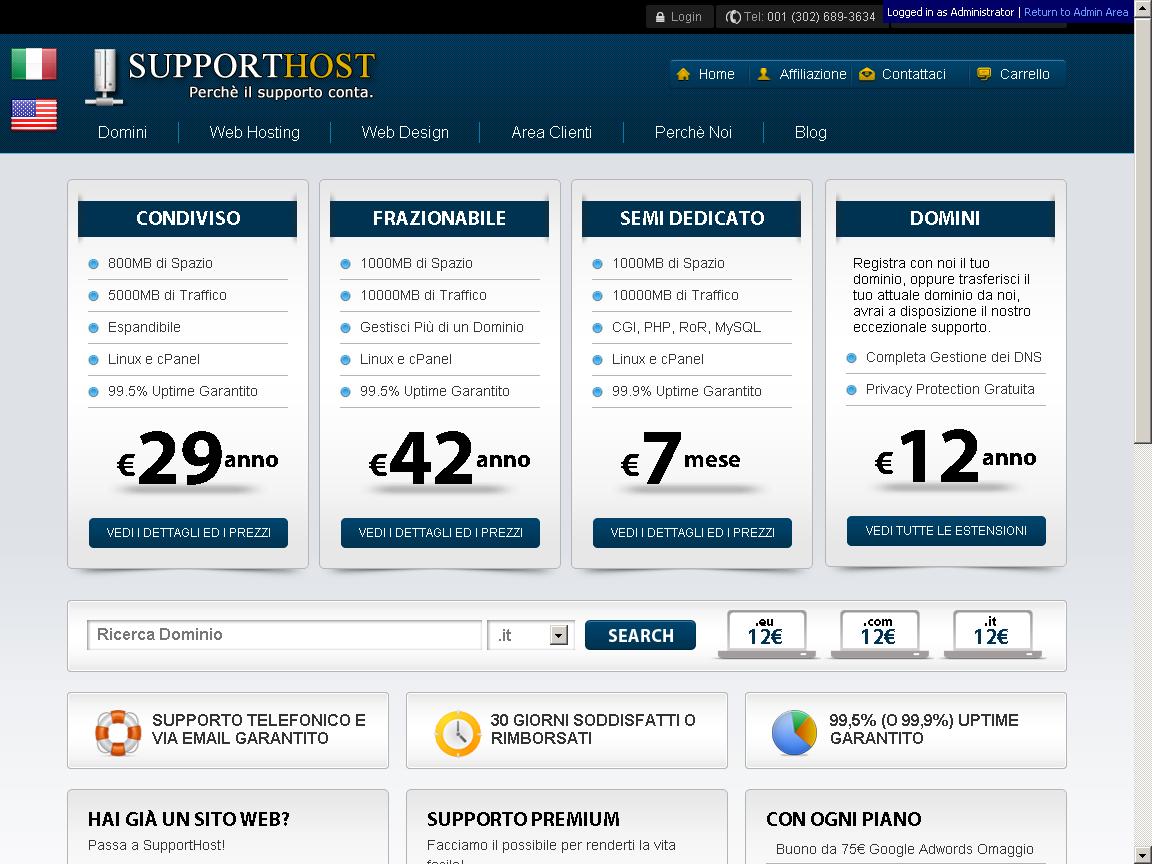 Supporthost.it | Webservicestudio llc